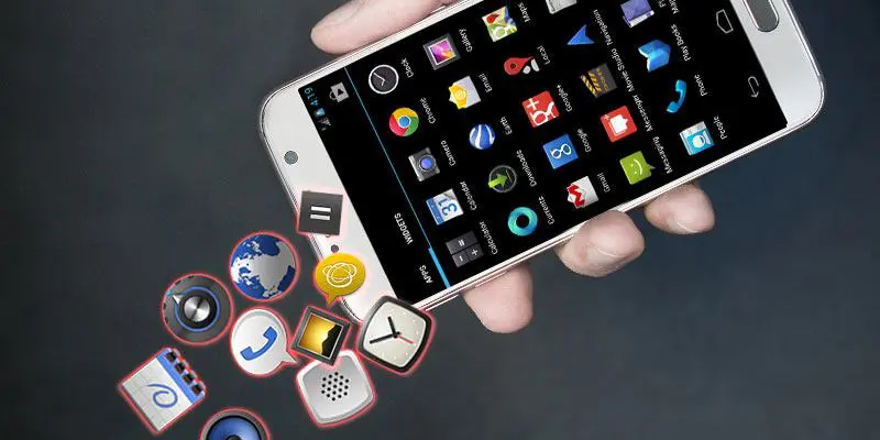 A mobile phone filled with bloatware