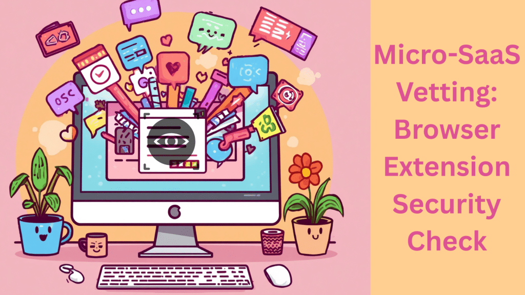 Experts in Cyber Security Firms Breaks Down Micro-SaaS Vetting